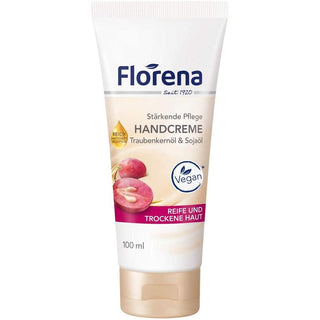 Florena Hand Creme with Grapeseed Oil & Soybean Oil- 100 ml - Euro Food Mart