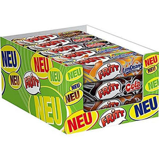 Fritt Assorted Chewy Candy Strips ( Cola , Cola Orange , Lime -Orange ) -Case of 30 packs X 5 - Euro Food Mart