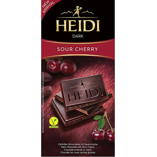 Heidi Dark Collection Sour Cherry Chocolate - 80 g - Euro Food Mart
