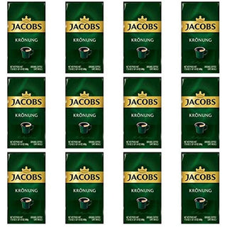 Jacobs Kroenung Ground Coffee - CASE of 12 X 500 g ( current expiration date 12/2024 ) - Euro Food Mart