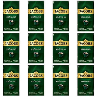 Jacobs Kroenung Ground Coffee - CASE of 12 X 500 g ( current expiration date 12/2024 ) - Euro Food Mart