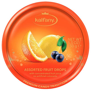 Kalfany Assorted Fruits Drops Bonbons - 150 g - Euro Food Mart