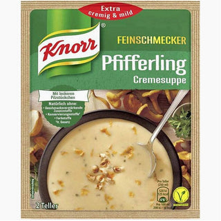 Knorr Chanterelle Cream Soup w/ Small Mushroom Pieces