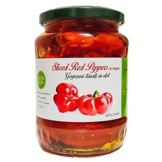 Livada Sliced Red Peppers In Vinegar - 680 g - Euro Food Mart
