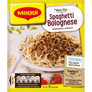 Maggi Fix for Spaghetti Bolognese - Euro Food Mart