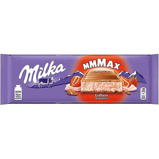 Milka Mmmax Strawberry Yogurt Chocolate - 300g - Euro Food Mart