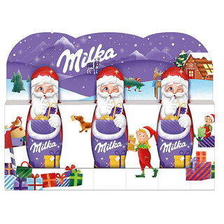 Milka Santa Claus Alpine Milk - 3 x 15 g - Euro Food Mart