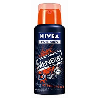Nivea Men Spray Deodorant Menergy Rebellious -100 ml - Euro Food Mart