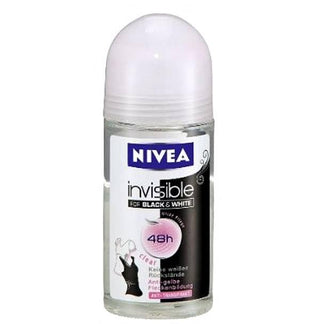 Nivea Roll-On Deodorant Invisible Black & White Clear- 50 ml - Euro Food Mart