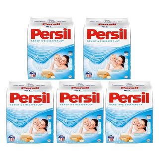 Persil Sensitive Megaperls Laundry Detergent CASE OF 5 x 1.33 Kg / 90 loads - Euro Food Mart