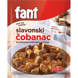Podravka Fant Seasoning for Slavonian Shepperd Stew ( Cobanac ) - 50 g - Euro Food Mart