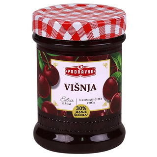 Podravka Sour Cherry Jam - 320 g / 11.3 oz - Euro Food Mart