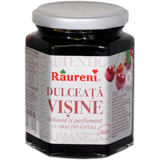 Raureni Sour Cherry Preserve ( Dulceata de Visine ) -350 g - Euro Food Mart