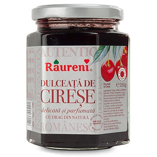 Raureni Sweet Cherry Preserve ( Dulceata de Cirese ) -350 g - Euro Food Mart