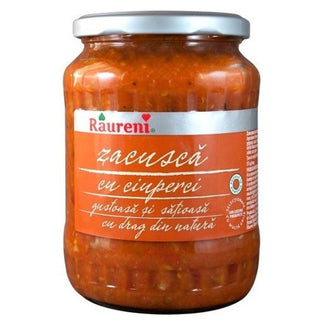 Raureni Zacusca with Mushrooms ( Zacusca cu Ciuperci ) - 700 g - Euro Food Mart