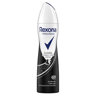 Rexona Invisible for Black & Whites Spray Deodorant - 150 ml - Euro Food Mart