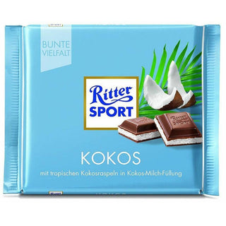 Ritter Sport Kokos Chocolate - 100 g - Euro Food Mart