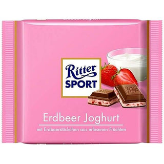 Ritter Sport Strawberry Chocolate 100g - Euro Food Mart