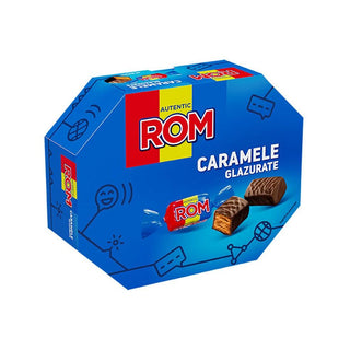 Rom Toffees w/ Rum Center and Cocoa Glaze ( Caramele Glazurate ) -195 g - Euro Food Mart