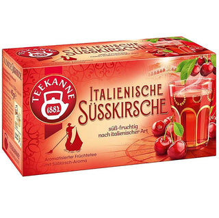 Teekanne Italienische Susskirsche ( Italian Sweet Cherry )Tea - 20 tb - Euro Food Mart