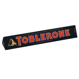 Toblerone Swiss Dark Chocolate w/Honey & Almond Nougat - 3.5 oz / 100 g - Euro Food Mart