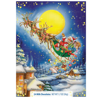 Advent Calendar 24 pcs Milk Chocolates( Erika's Pantry ) Blue