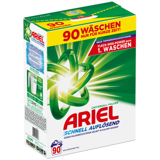 Ariel Universal Powder Detergent - 4.95 kg / 90 WL