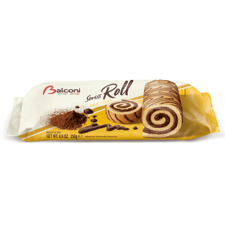 Balconi Swiss Roll Cocoa Cream Filled Cake -250g