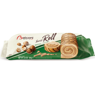 Balconi Swiss Roll Hazelnut Cream Filled Cake -250g