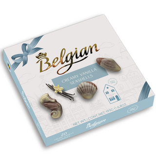 Belgian Creamy Vanila Chocolate Seashells - 250 g