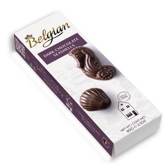 Belgian Dark Chocolate Seashells - 65g