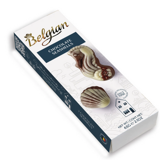 Belgian Milk Chocolate Seashells - 65g