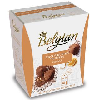 Belgian Cocoa Dusted Truffles Orange - 200g / 7.1 oz