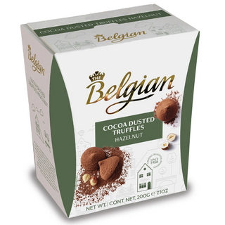 Belgian Cocoa Dusted Truffles Hazelnut - 200g / 7.1 oz