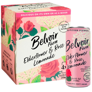 Belvoir Farm Elderflower & Rose Lemonade - Set of 4 x 250 ml