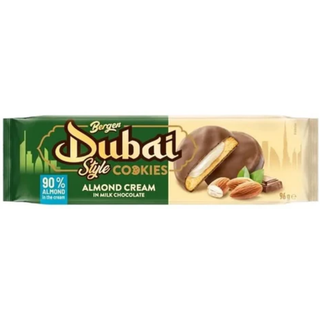 Bergen Dubai Style Cookies Almond Cream in Milk Chocolate - 96g