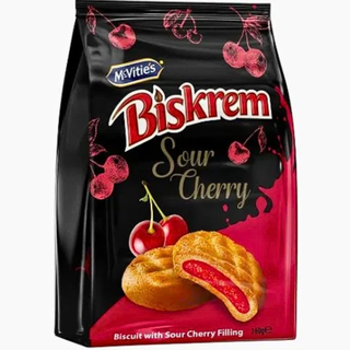 McVites Biskrem Biscuits w/ Sour Cherry Filling - 160g