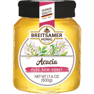 Breitsamer Acacia Pure Raw Honey - 500 g / 17.6 oz
