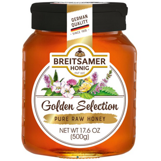 Breitsamer Golden Selection Pure Raw Honey - 500 g / 17.6 oz
