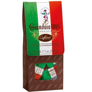 Caffarel Gianduia 1865 Italian Flag Chocolates - 200g