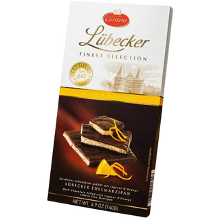 Carstens Luebecker Edel Marzipan Liqueur D'Orange Chocolate Bar -140 g