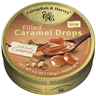 Cavendish & Harvey Caramel Drops Filled w/ Finest Caramel -130 g