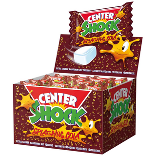 Center Shock Splashing Cola Chewing Gums - 100 pcs box