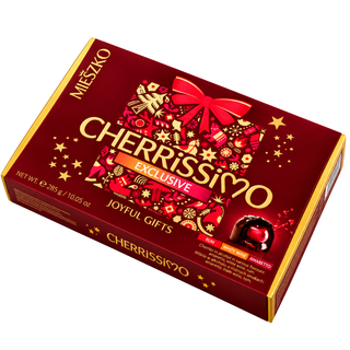 Mieszko Cherrissimo Exclusive  Cherries Liquor Flavored Chocolates ( 3 flavors ) - 285g / 10.05 oz.