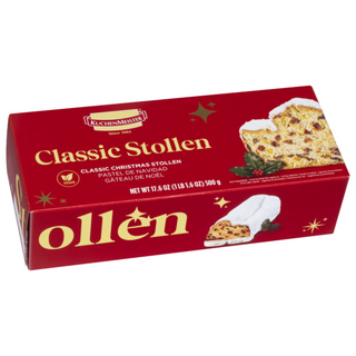 KuchenMeister Classic Christmas Stollen in Decorative Box -500 g