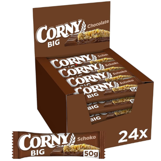 Corny Big Chocolate Muesli Bar with Peanuts and Chocolate - 24 x 50 g