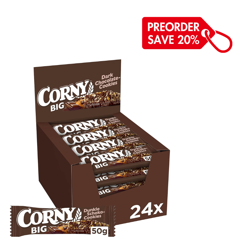 Corny Core Corny Big Dark Chocolate Cookies - 24 x 50 g – Euro Food Mart