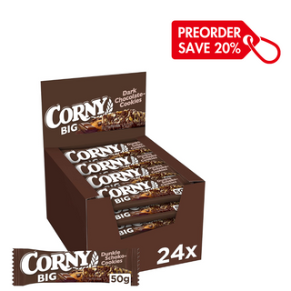 Corny Big Dark Chocolate Cookies - 24 x 50 g