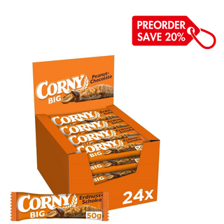 Corny Big Peanut Chocolate Muesli Bar - 24x50g