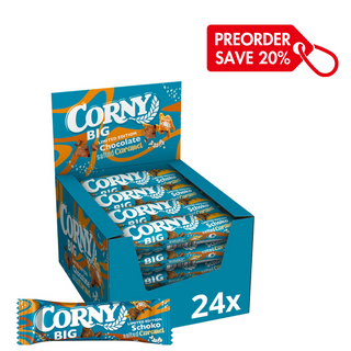 Corny Big Chocolate Salted Caramel Cereal Bar -24 x 40 g